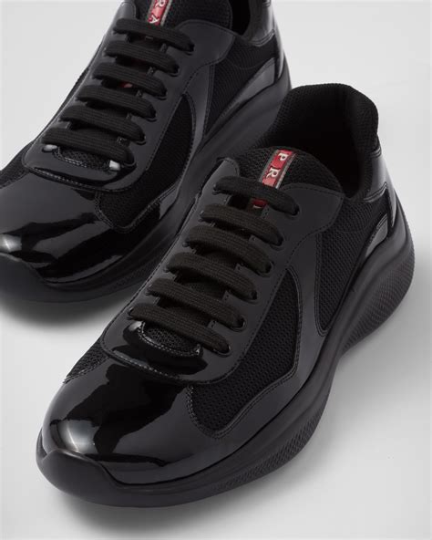 prada black shoes uk|prada black slip on shoes.